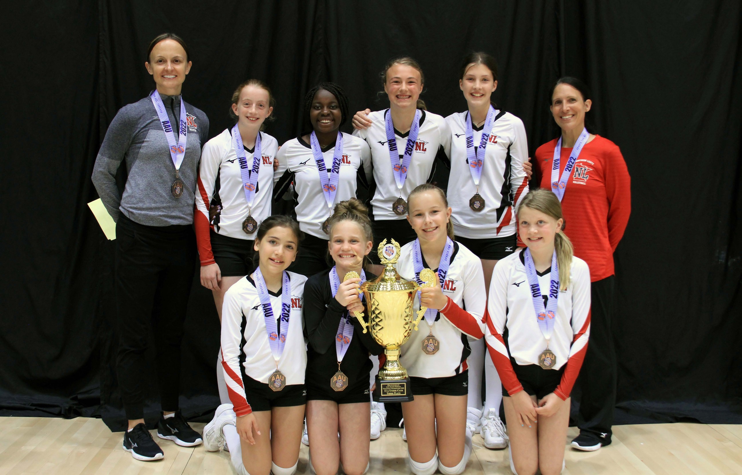 AAU 2022 111 3rd Place Northern Lights Junior Volleyball