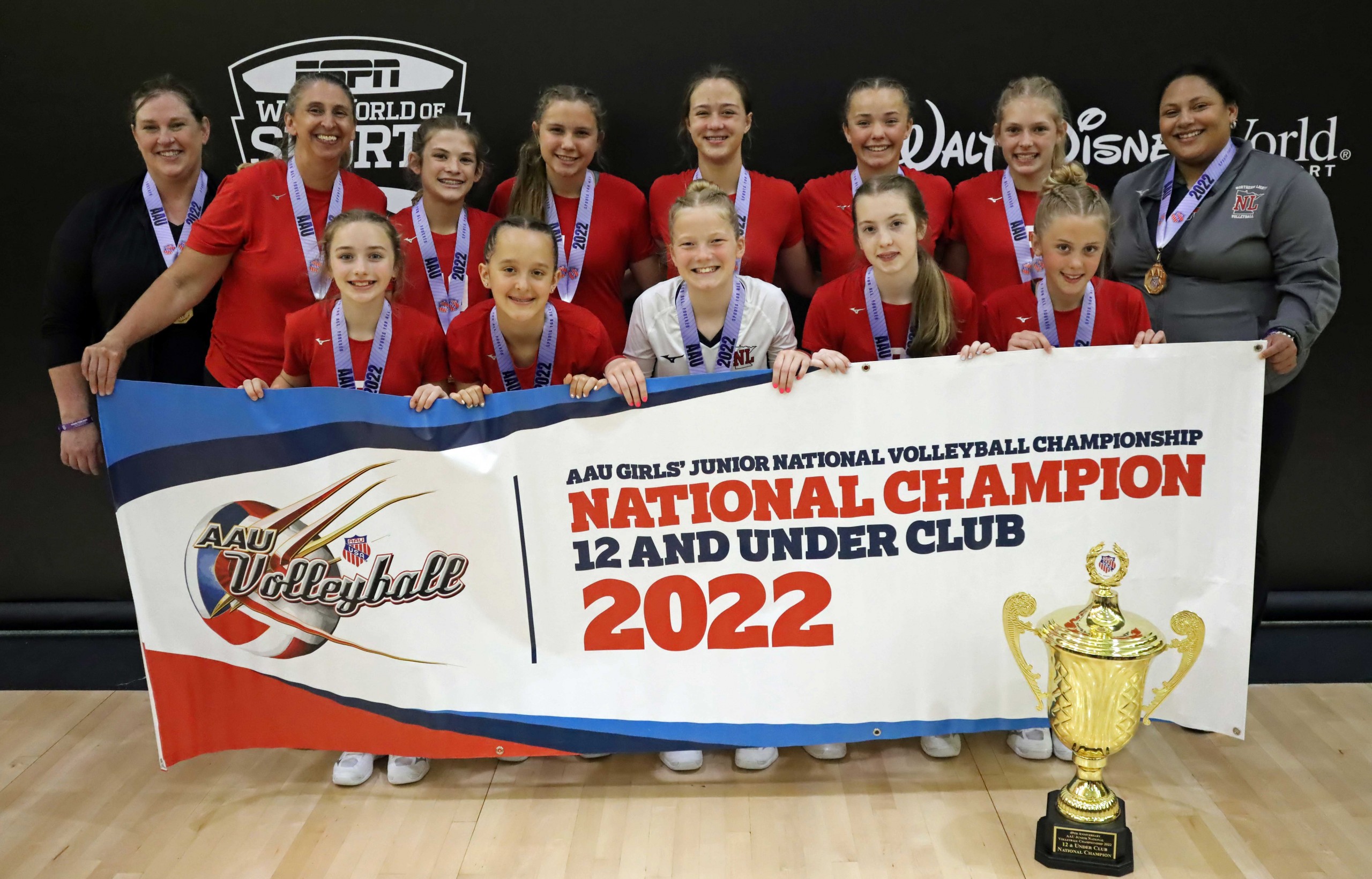 AAU 2022 12 1 1st Place Northern Lights Junior Volleyball AAU 2022 12 1 1st Place Northern Lights Junior Volleyball